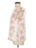 JCPenney 100% Polyester Pink Short Sleeve Blouse Size XL - photo 5