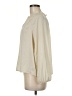 Gap 100% Polyester Ivory Long Sleeve Blouse Size Med Petite - photo 5