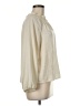 Gap 100% Polyester Ivory Long Sleeve Blouse Size Med Petite - photo 4