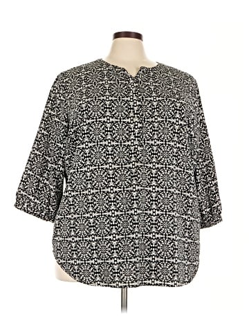 Cj Banks 3/4 Sleeve Blouse (view 1)