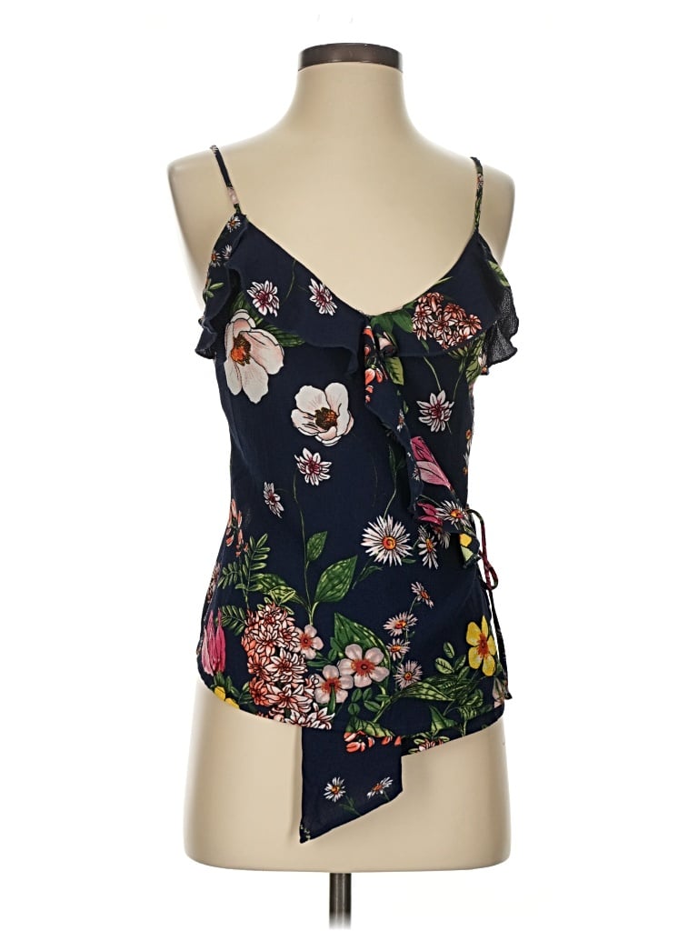 Pre-owned Tresics Sleeveless Top Blue Sweetheart Neckline Tops