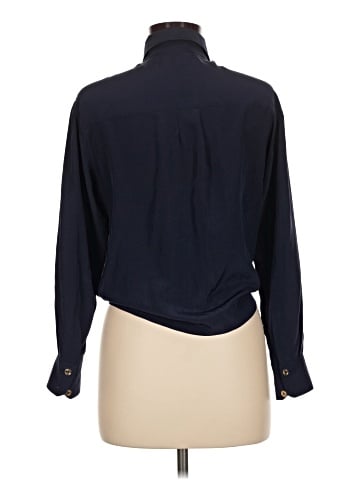 Trina Turk Long Sleeve Silk Top (view 2)