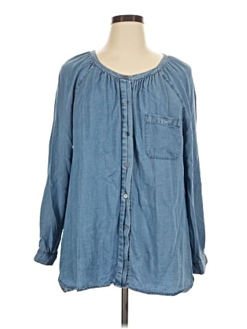 Style&Co Long Sleeve Blouse (view 1)