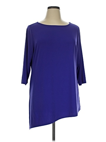 Susan Graver 3/4 Sleeve Top (view 1)