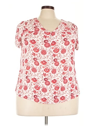Skies Are Blue Short Sleeve Blouse (view 1)