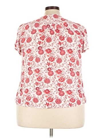 Skies Are Blue Short Sleeve Blouse (view 2)