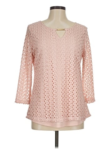 JM Collection 3/4 Sleeve Blouse (view 1)