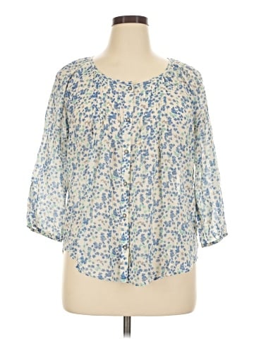 SONOMA life + style 3/4 Sleeve Blouse (view 1)