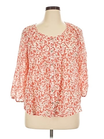 SONOMA life + style 3/4 Sleeve Blouse (view 1)