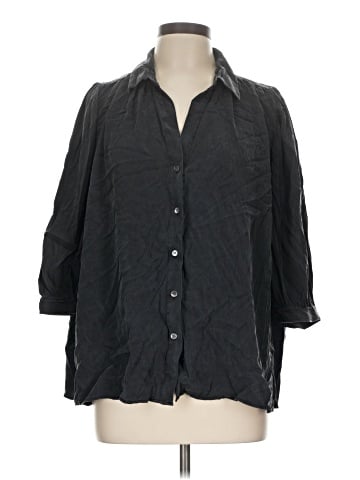 Theory 3/4 Sleeve Button-Down Shirt (view 1)