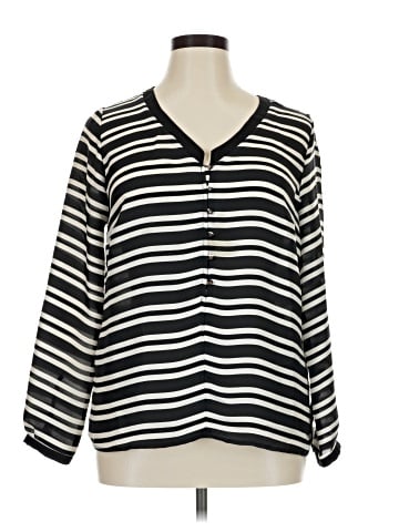 Zara Basic Long Sleeve Blouse (view 1)