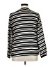 Zara Basic Stripes Black Long Sleeve Blouse Size XL - photo 2