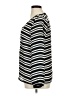 Zara Basic Stripes Black Long Sleeve Blouse Size XL - photo 5