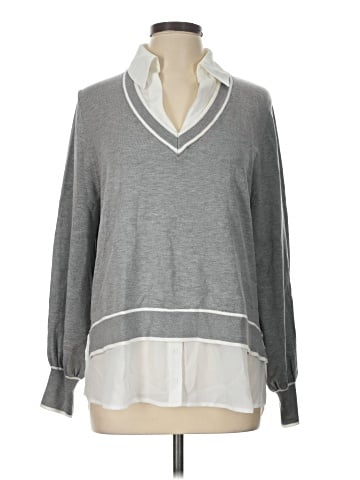 Adrianna Papell Long Sleeve Blouse (view 1)