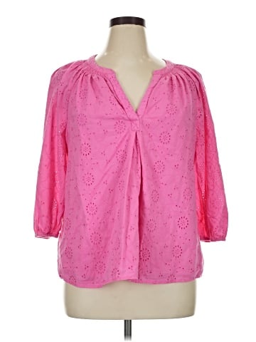Crown & Ivy 3/4 Sleeve Blouse (view 1)