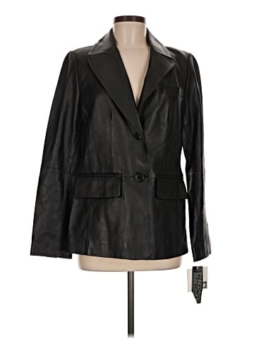 Anne Klein Leather Jacket (view 1)