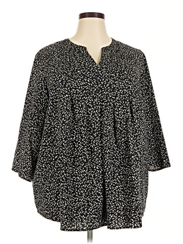 Croft & Barrow 3/4 Sleeve Blouse (view 1)