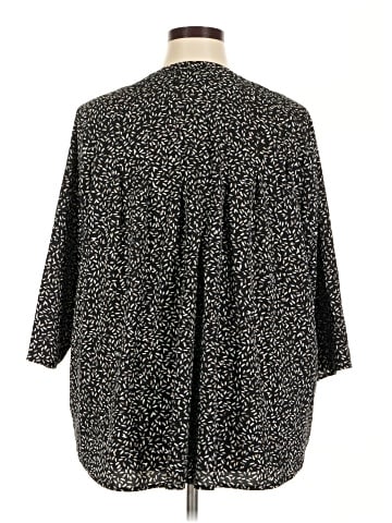 Croft & Barrow 3/4 Sleeve Blouse (view 2)