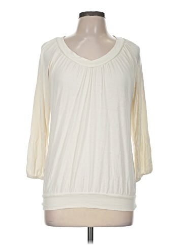 JM Collection 3/4 Sleeve Top (view 1)