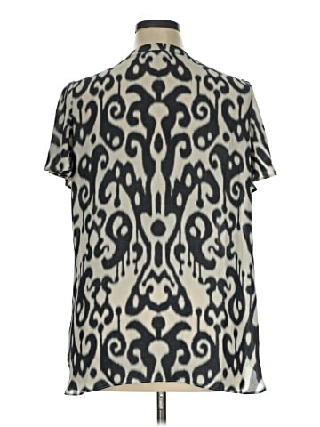 Rose + Olive Short Sleeve Blouse (view 2)