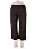 I.N. Studio 100% Polyester Brown Active Pants Size 12 - photo 1