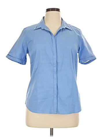 Lands' End Short Sleeve Blouse (view 1)