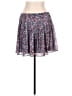 BCBGeneration 100% Polyester Floral Blue Casual Skirt Size L - photo 2