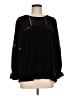 Umgee Black Long Sleeve Blouse Size M - photo 1