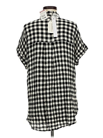 Jane and Delancey Short Sleeve Button-Down Shirt (view 2)