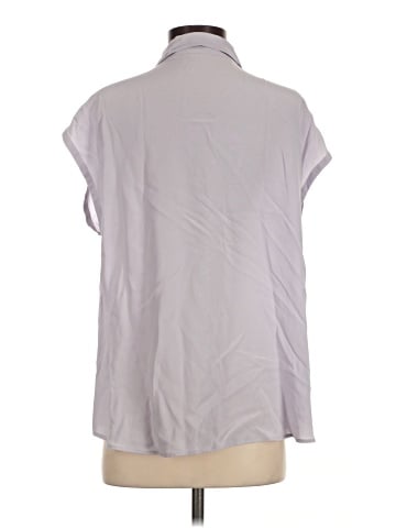 Equipment Short Sleeve Silk Top (view 2)