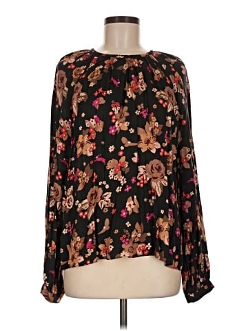 Kate Spade New York Long Sleeve Silk Top (view 1)