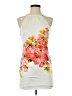 Cache White Sleeveless Silk Top Size 2 - photo 1