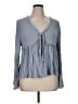 Unbranded Gray Long Sleeve Blouse Size XL - photo 1