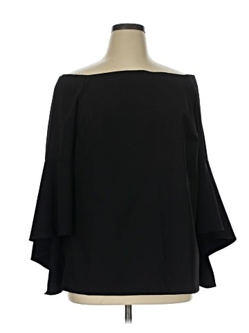 ELOQUII 3/4 Sleeve Blouse (view 1)