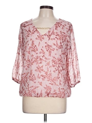 Sara Michelle 3/4 Sleeve Blouse (view 1)
