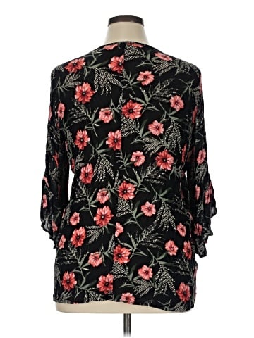 Style&Co 3/4 Sleeve Blouse (view 2)