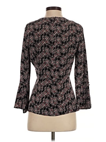 Derek Lam 10 Crosby Long Sleeve Silk Top (view 2)