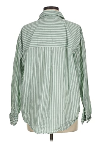 American Eagle Outfitters Long Sleeve Button-Down Shirt (view 2)