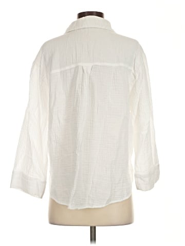 H&M 3/4 Sleeve Button-Down Shirt (view 2)