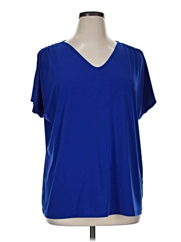 Susan Graver Short Sleeve Top (view 1)