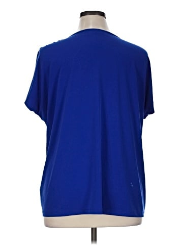 Susan Graver Short Sleeve Top (view 2)