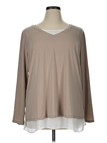 Susan Graver Long Sleeve Blouse (view 1)