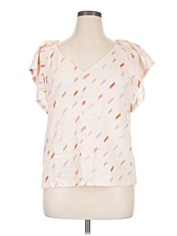 Ann Taylor LOFT Outlet Short Sleeve Blouse (view 1)
