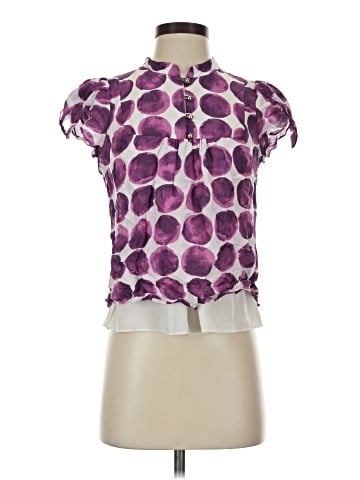 Banana Republic Short Sleeve Silk Top (view 1)