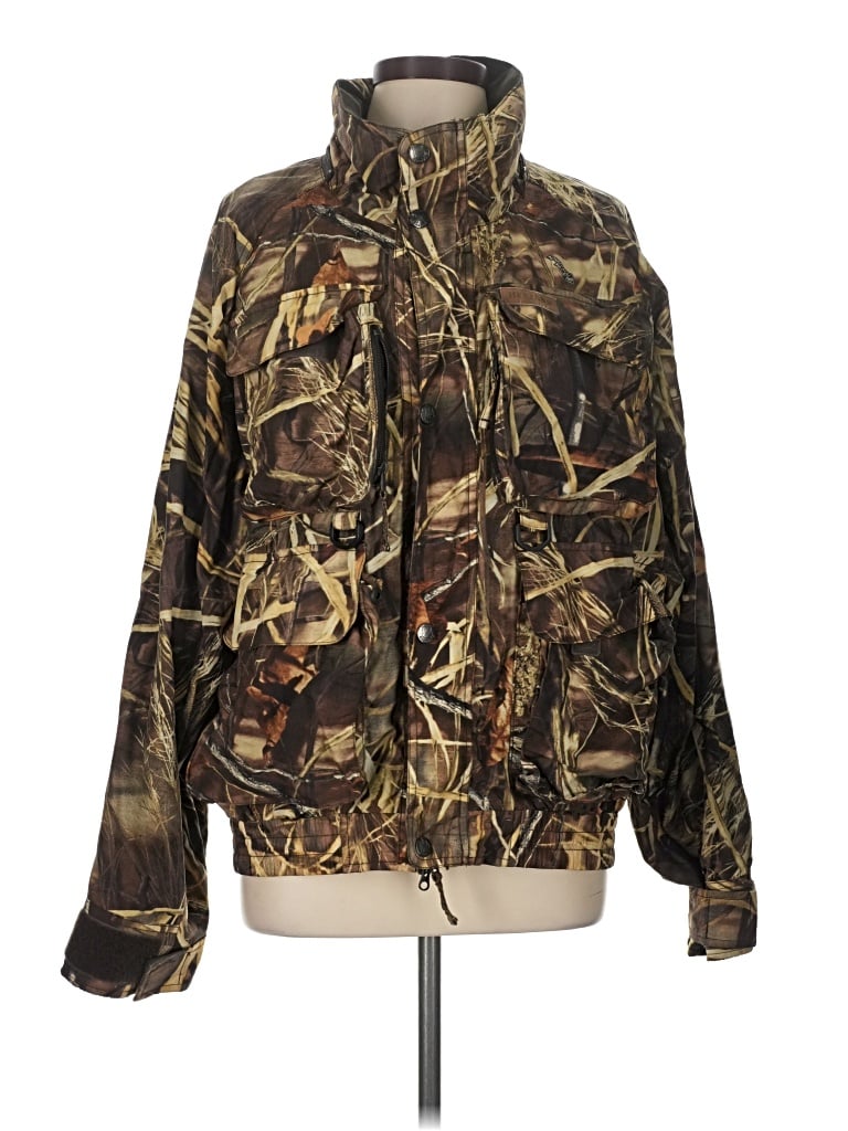 Pre-owned Assorted Brands Jacket In Brown