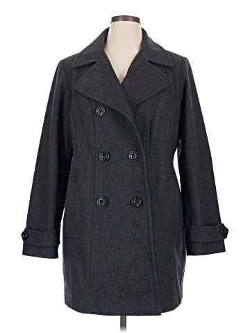 Croft & Barrow Wool Coat (view 1)