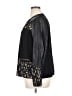 Chico's Animal Print Black Jacket Size XL (3) - photo 5