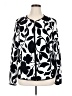 Susan Graver Print White Jacket Size XL - photo 1