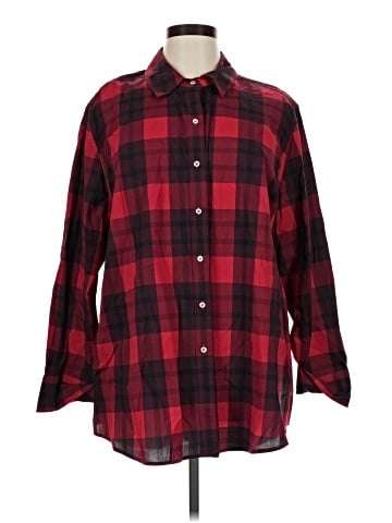 Lane Bryant Long Sleeve Button-Down Shirt (view 1)