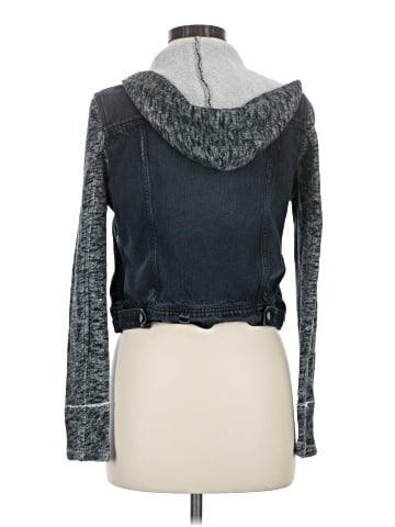 Black Rivet Denim Jacket (view 2)